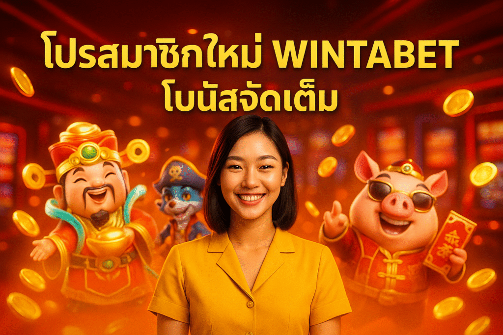โปรสมาชิกใหม่ WINTABET โบนัสจัดเต็ม