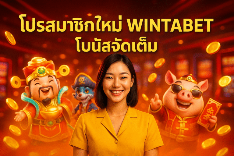 โปรสมาชิกใหม่ WINTABET โบนัสจัดเต็ม