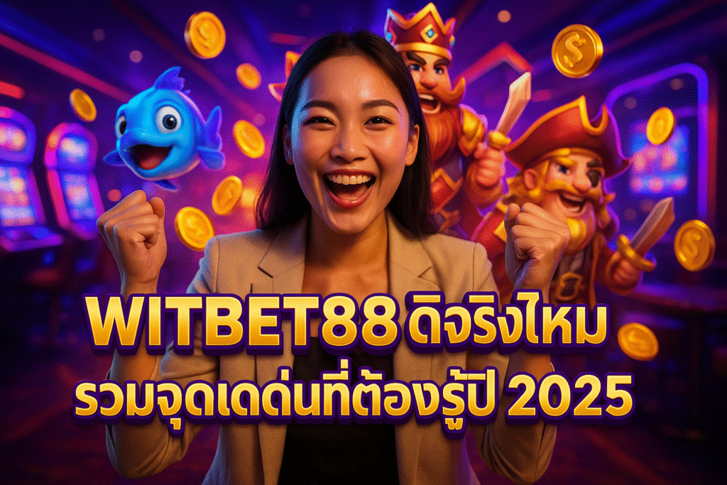 WITBET88 ดีจริงไหม รวมจุดเด่นที่ต้องรู้