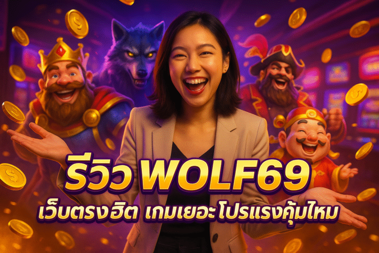 WOLF69 เว็บตรงฮิต เกมเยอะ โปรสุดคุ้ม